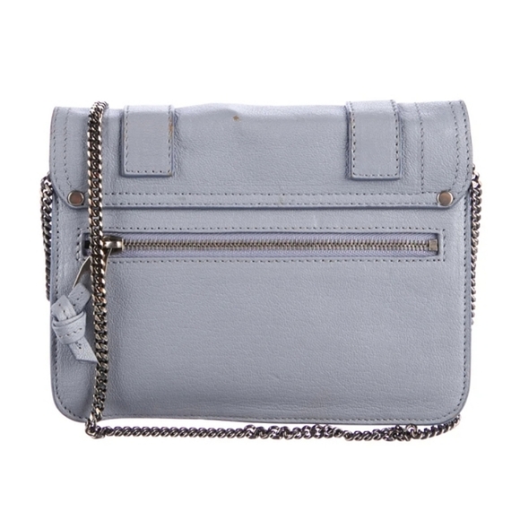 Proenza Schouler Light Purple Leather Convertible Crossbody Bag - Picture 2 of 16